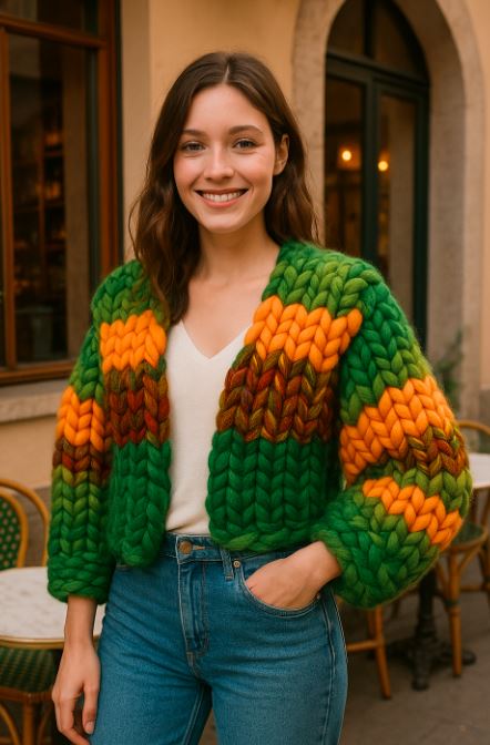 Kardigany z wełny – ciepłe i eleganckie ubrania handmade